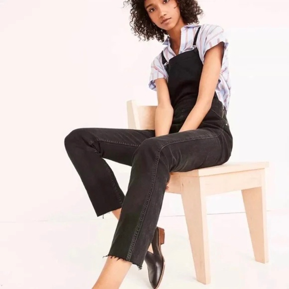 Madewell Black Denim Women’s Overalls